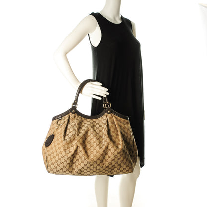 Gucci Monogram Large Sukey Tote Dark Brown 2 of 8