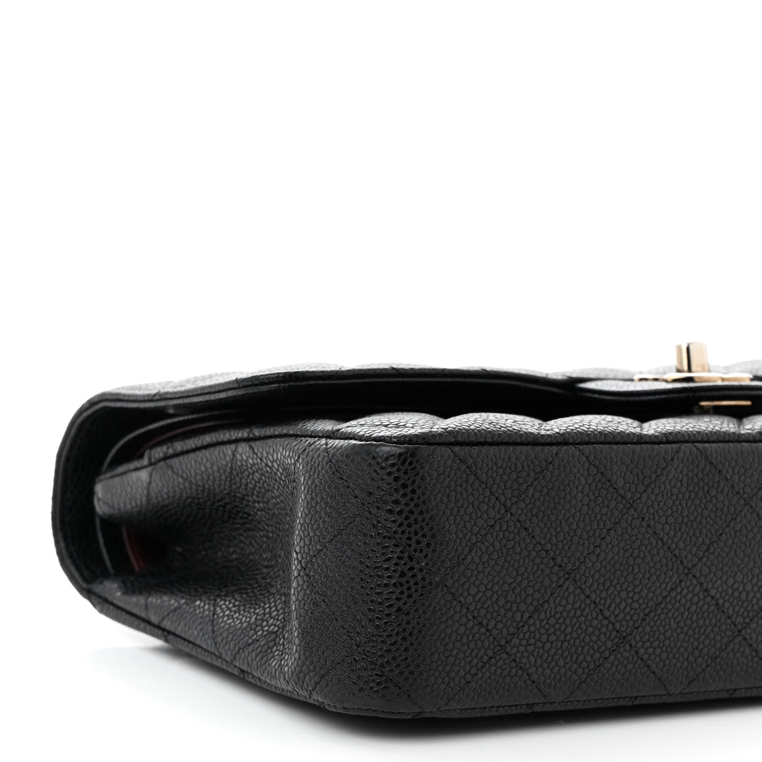 Chanel Caviar Quilted Medium Double Flap Black 9 of 10