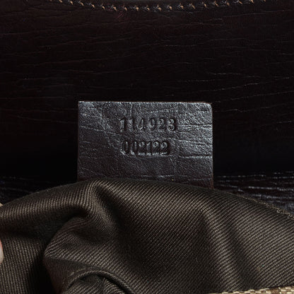 Gucci Monogram Horsebit Clutch Brown 7 of 7
