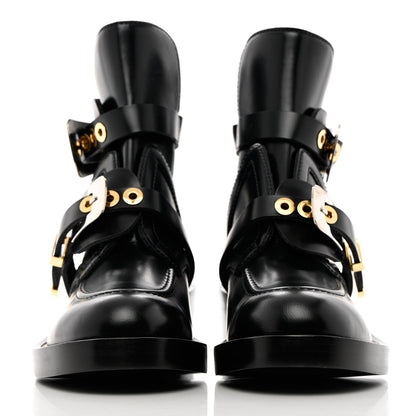 Balenciaga Brushed Calfskin Ceinture Ankle Boots 39.5 Black 2 of 13