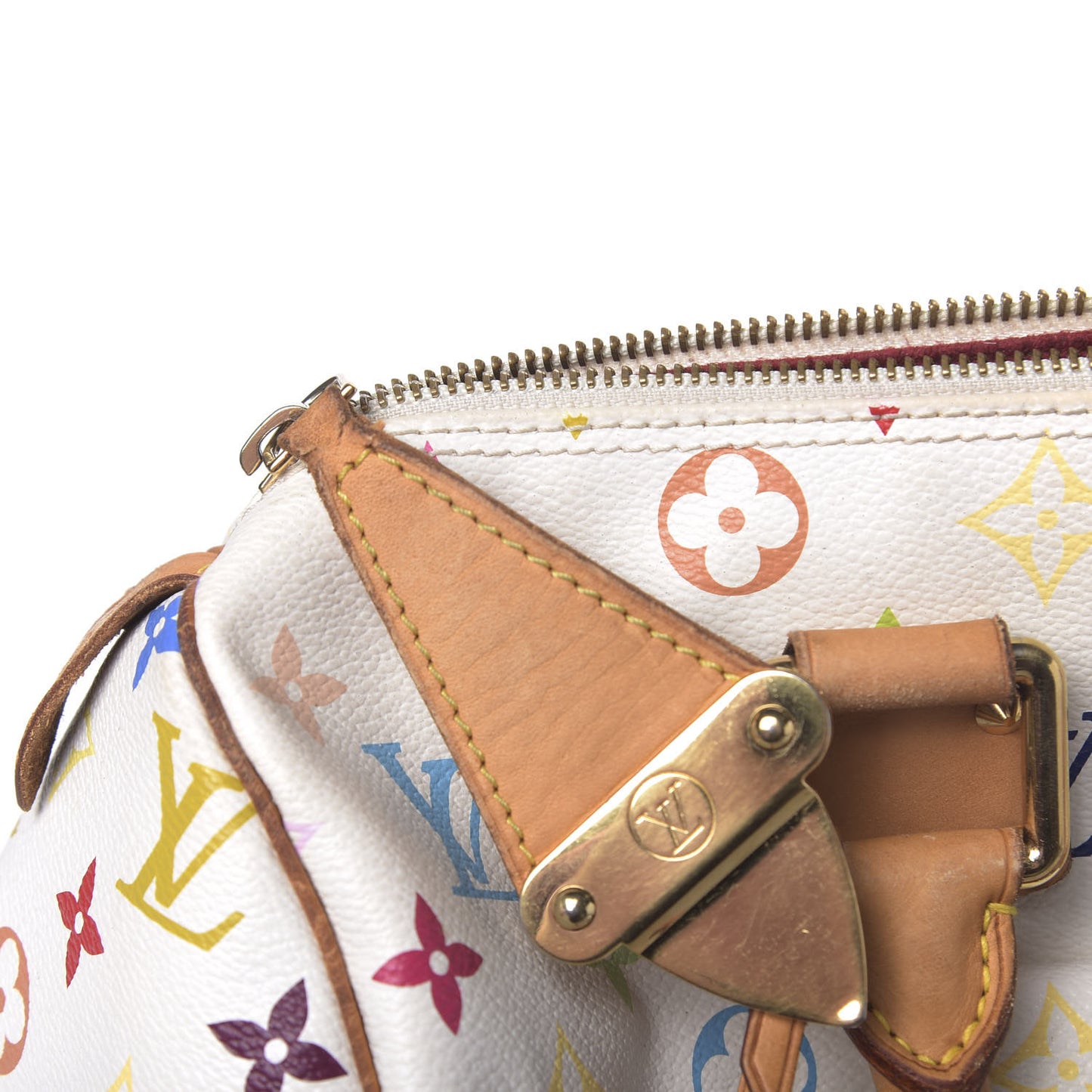 Monogram Multicolor Speedy 30 White