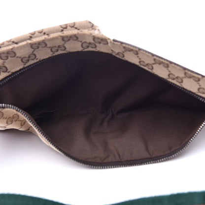 Gucci Monogram Web Belt Bag Dark Brown 5 of 12