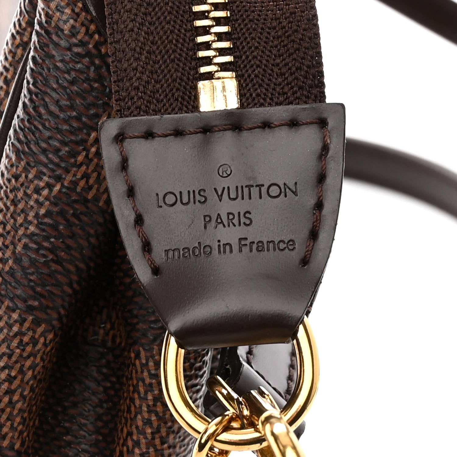 Louis Vuitton Damier Ebene Eva Clutch 6 of 11
