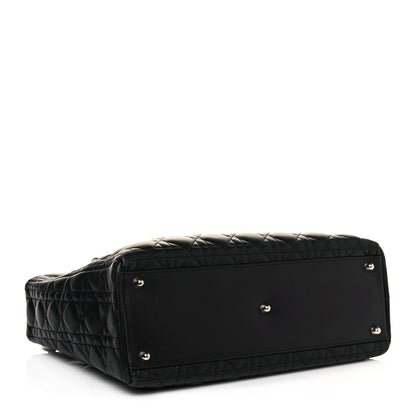 Christian Dior Lambskin Cannage Large Lady Dior Black 4 of 13