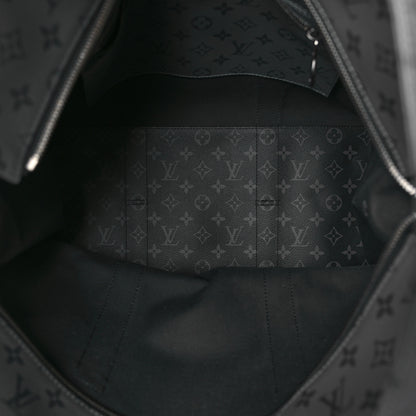 Louis Vuitton Monogram Eclipse Cabas Zippe GM Black 5 of 9