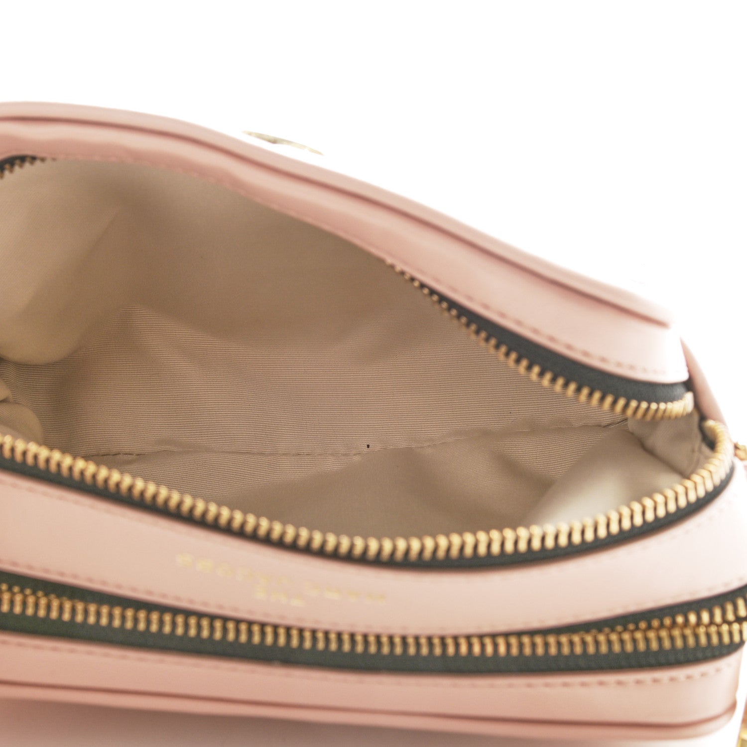 Marc Jacobs Natural Grain Calfskin Quilted The Softshot 21 Bag Blush 5 of 11
