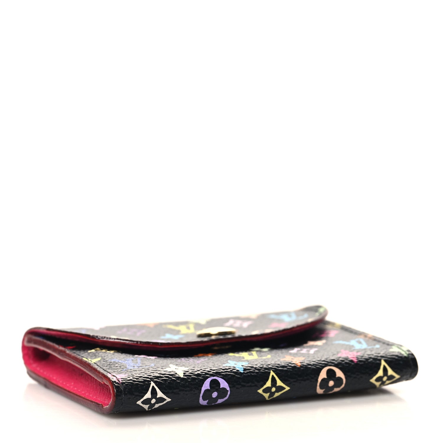 Louis Vuitton Monogram Multicolor Business Card Holder Black Grenade 4 of 7