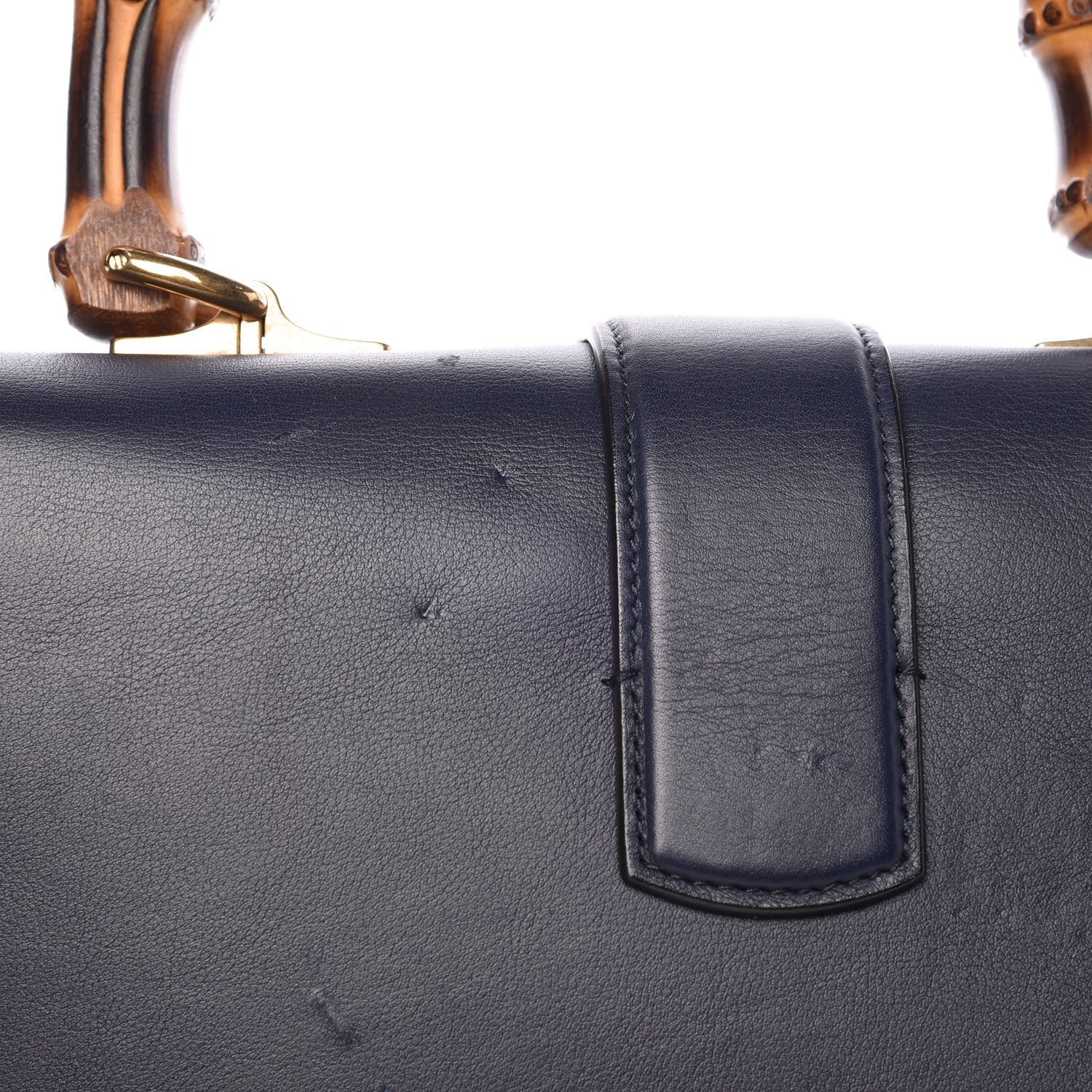 Gucci Moon Calfskin Bamboo Web Medium Dionysus Top Handle Bag Blue Emerald Hibiscus Red 9 of 11