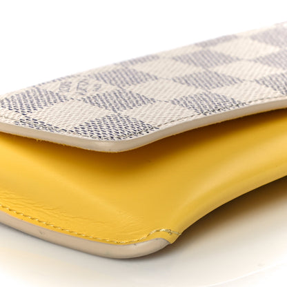 Louis Vuitton Damier Azur Woody Sunglasses Case Pineapple 8 of 10