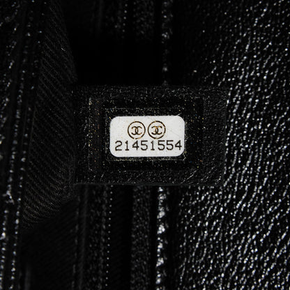 Chanel Metallic Goatskin Medium City Rock Flap Black 7 of 9