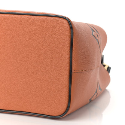 Louis Vuitton Empreinte Monogram Giant Crafty Neonoe MM Caramel Black 10 of 10