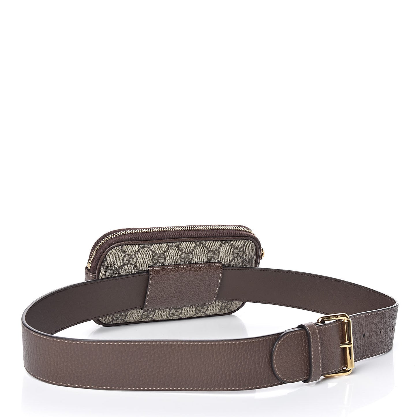 GG Supreme Monogram Ophidia Belted iPhone Case 85 34 Dark Brown