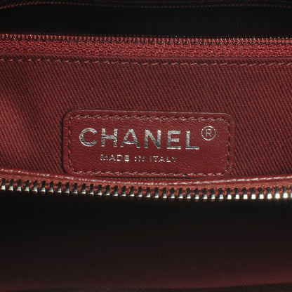 Chanel Soft Caviar Timeless Medium Shopping Tote Dark Red 7 of 8