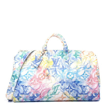 Louis Vuitton Monogram Pastel Colors Keepall Bandouliere 50 Multicolor 1 of 9