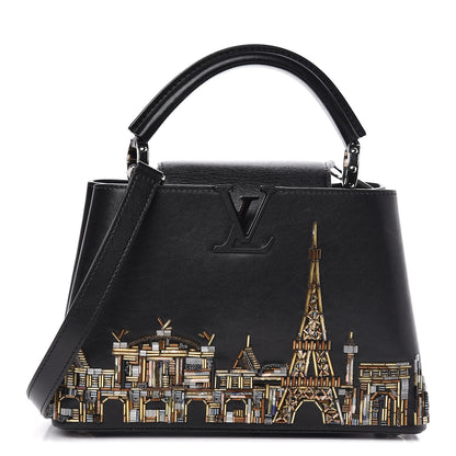 Louis Vuitton Capucines Skyline Paris BB Black 1 of 13