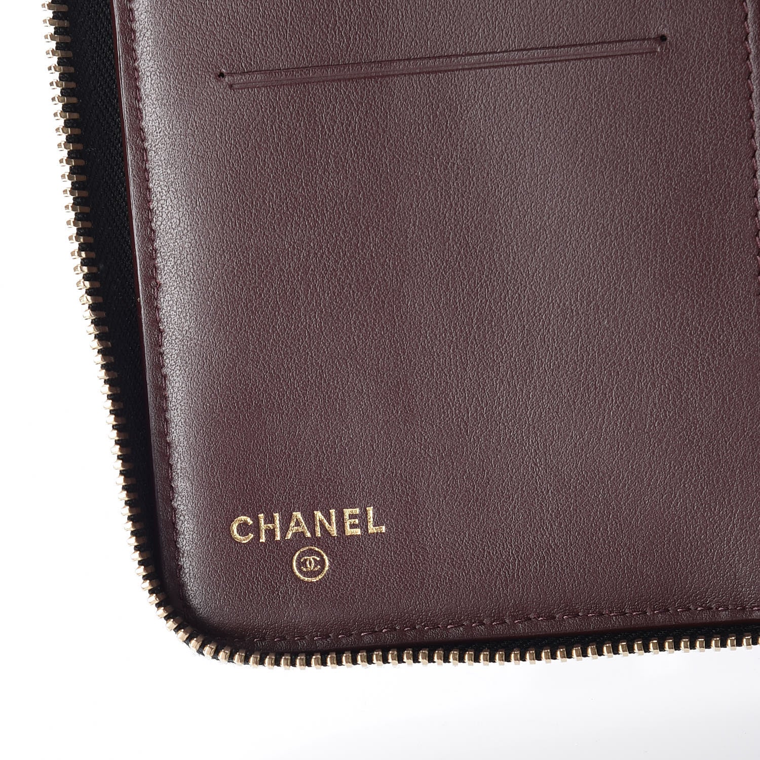 Chanel Caviar Quilted Large Zip Around Organizer Wallet Black 6 of 11