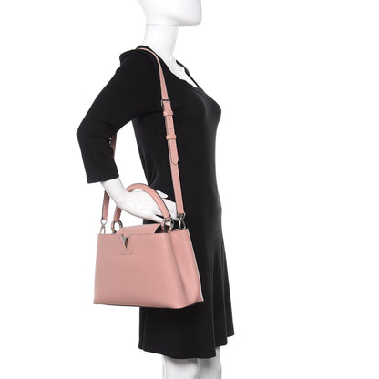 Louis Vuitton Taurillon Capucines PM Magnolia 2 of 8