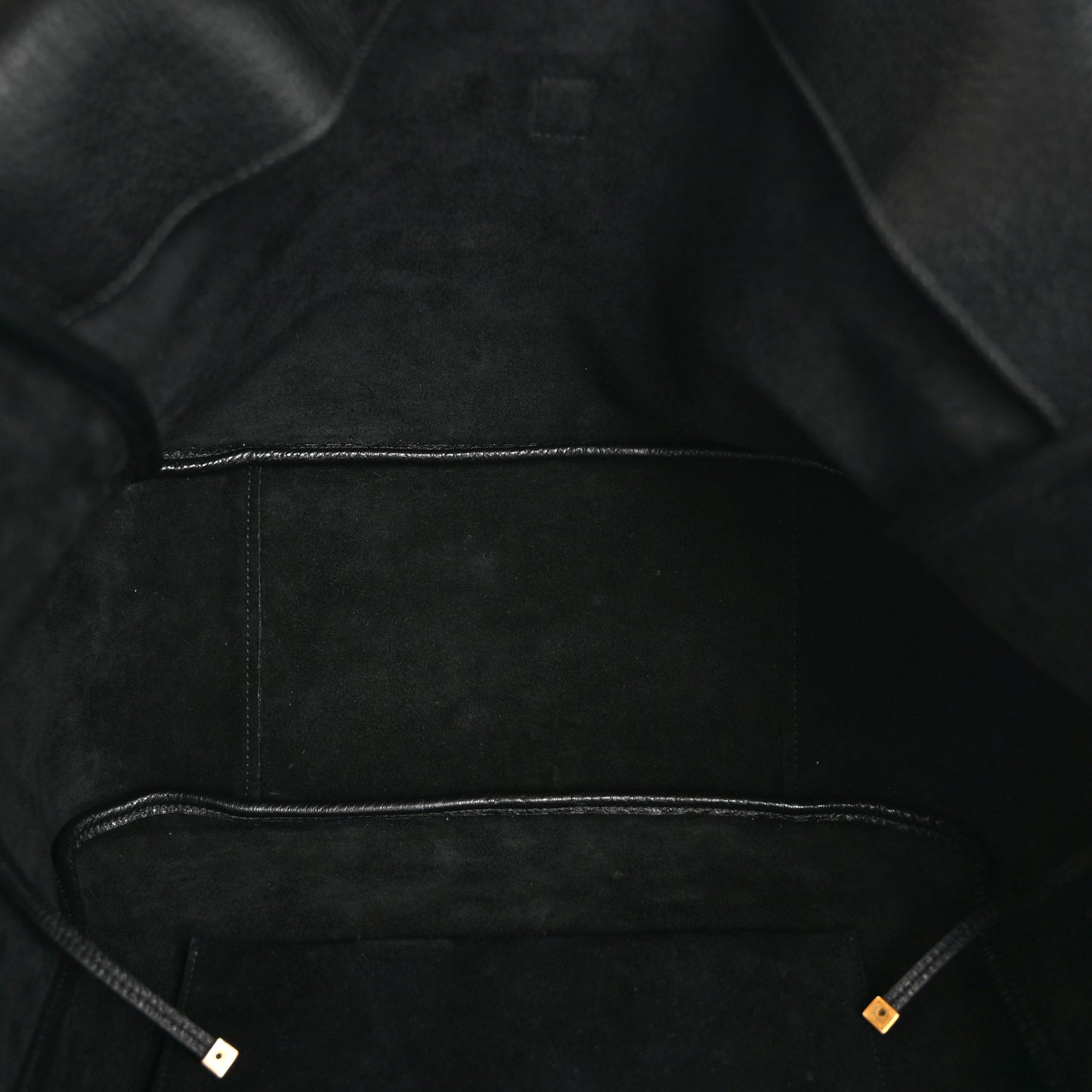 Grained Deerskin Bea Tote Black