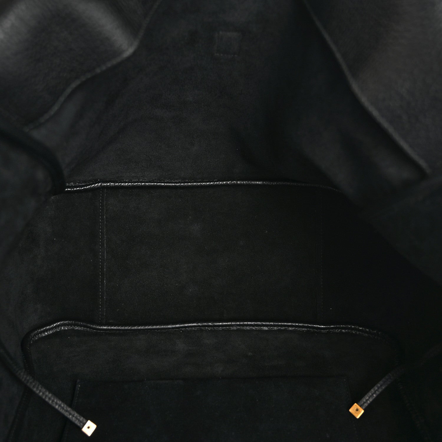 Saint Laurent Grained Deerskin Bea Tote Black 5 of 15
