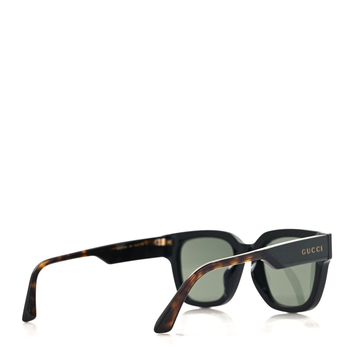 Acetate Square Frame Web Sunglasses GG1670SK Tortoise