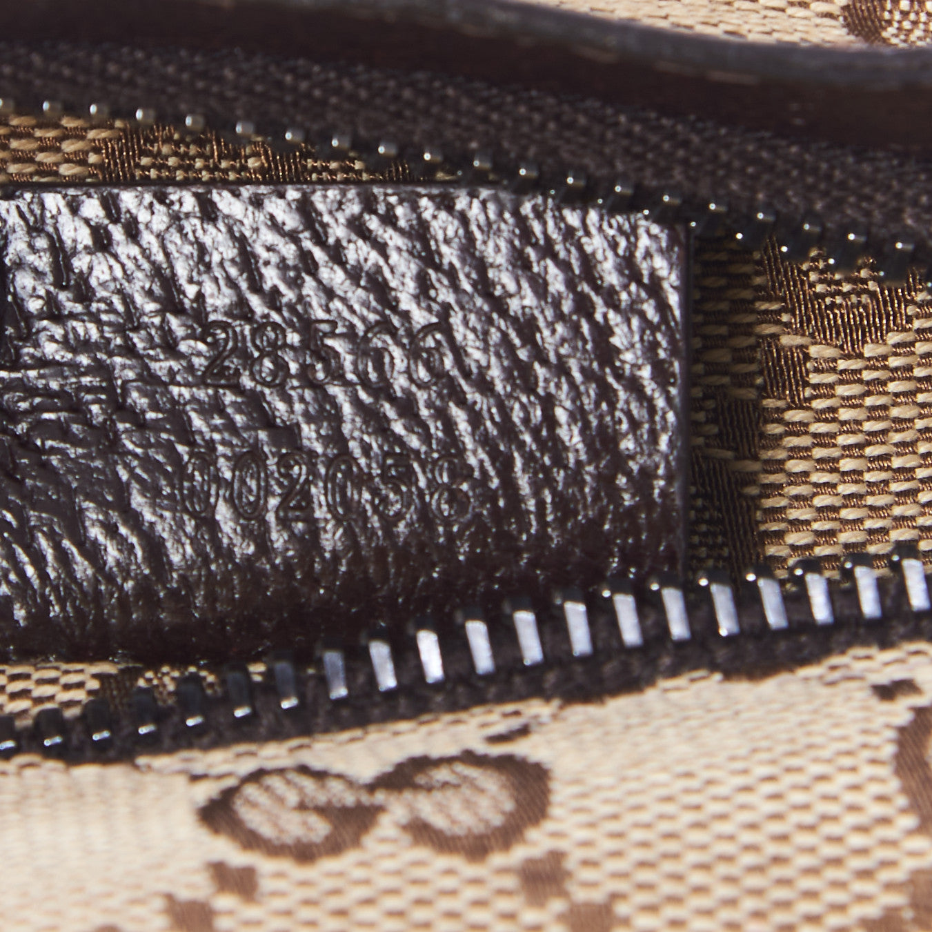 GG Monogram Double Pocket Belt Bag Dark Brown