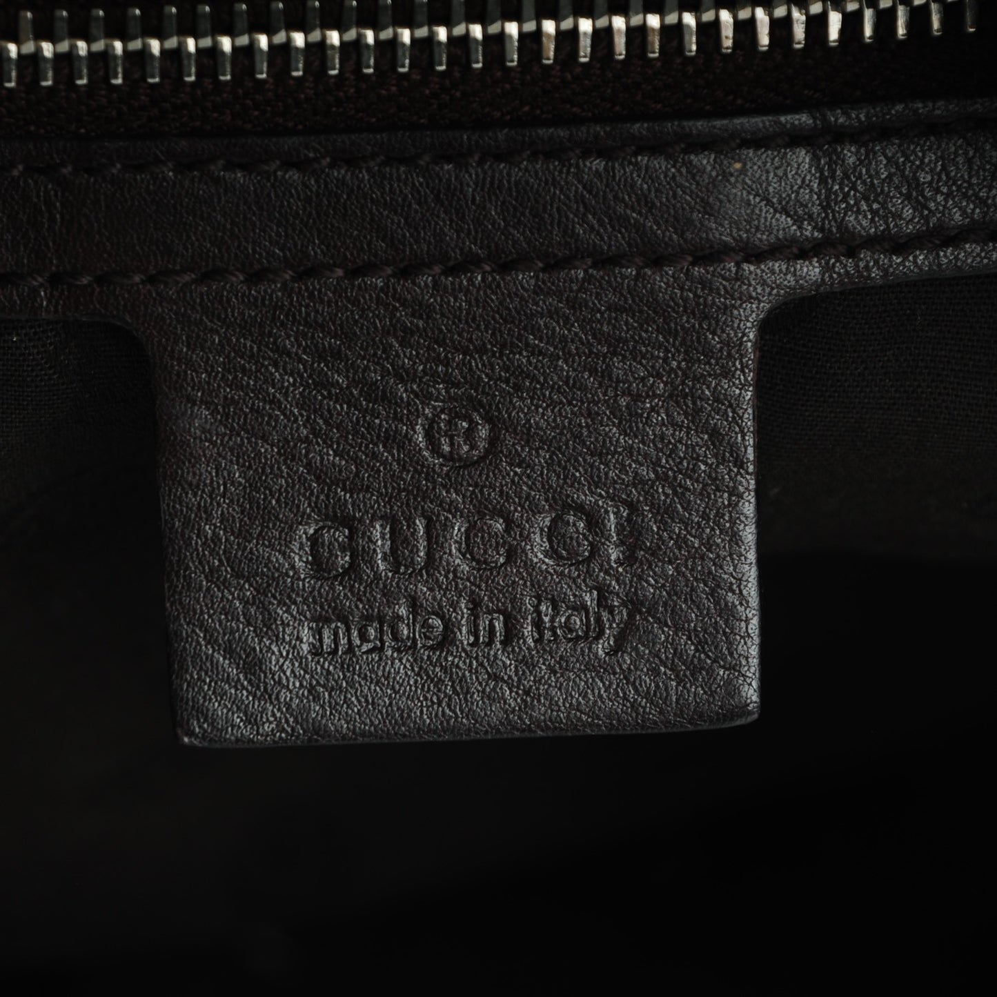 Guccissima Medium GG Twins Hobo Dark Brown
