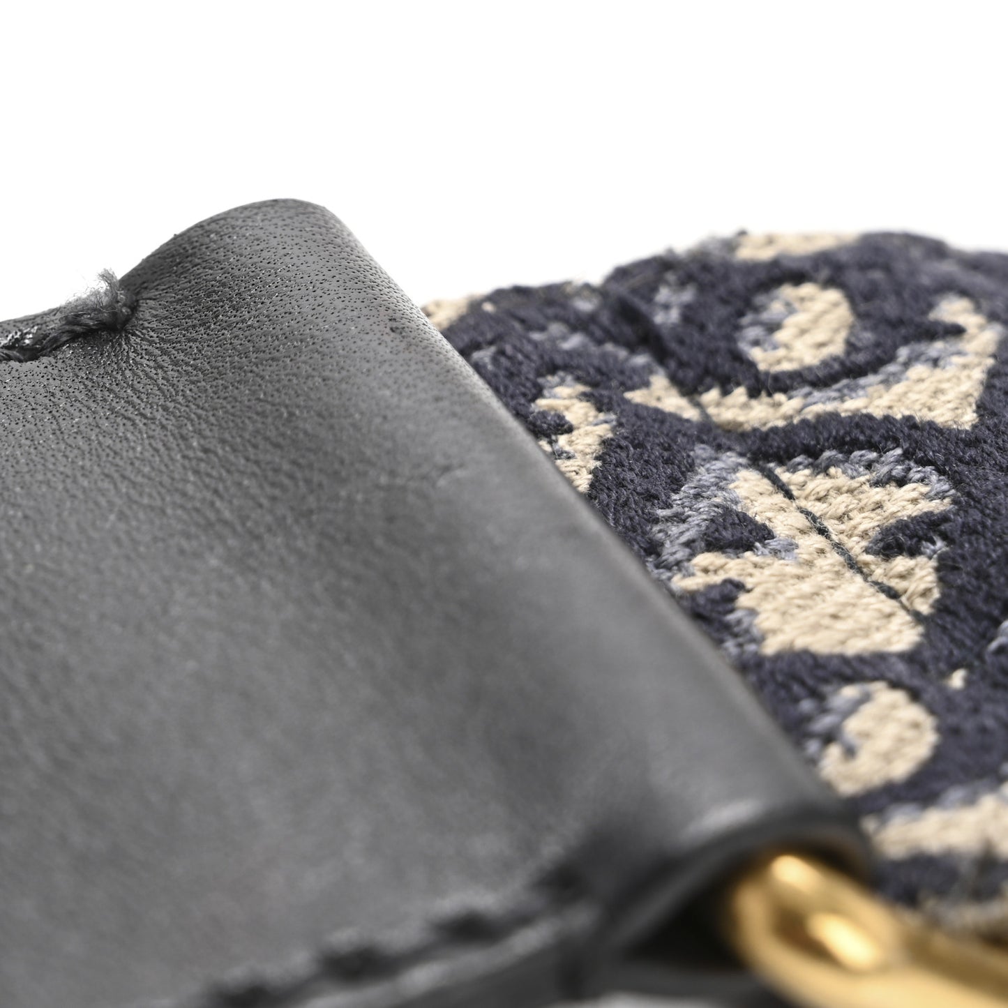 Oblique Studded Shoulder Strap Blue