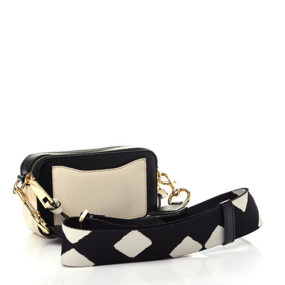 Marc Jacobs Saffiano Small Snapshot Camera Bag Cloud White Multicolor 3 of 11
