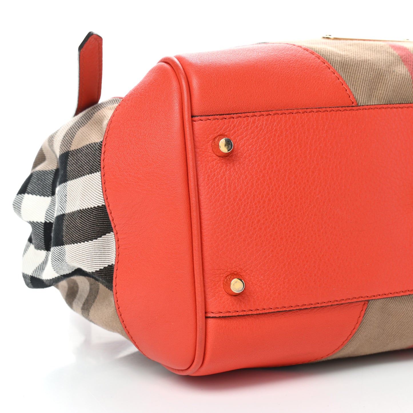 House Check Small Canterbury Tote Bright Russet