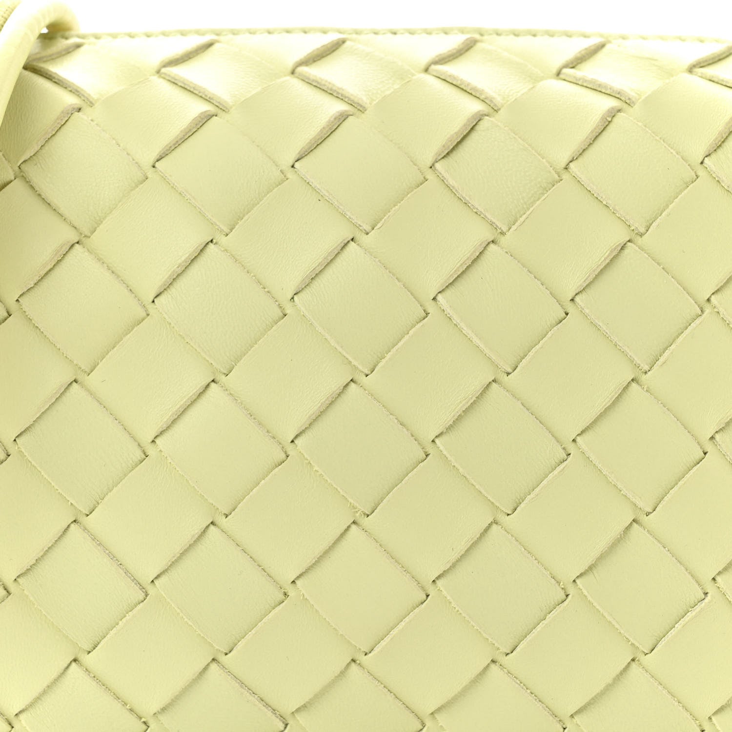 Bottega Veneta Nappa Intrecciato Mini Loop Camera Bag Lemon Washed 7 of 9