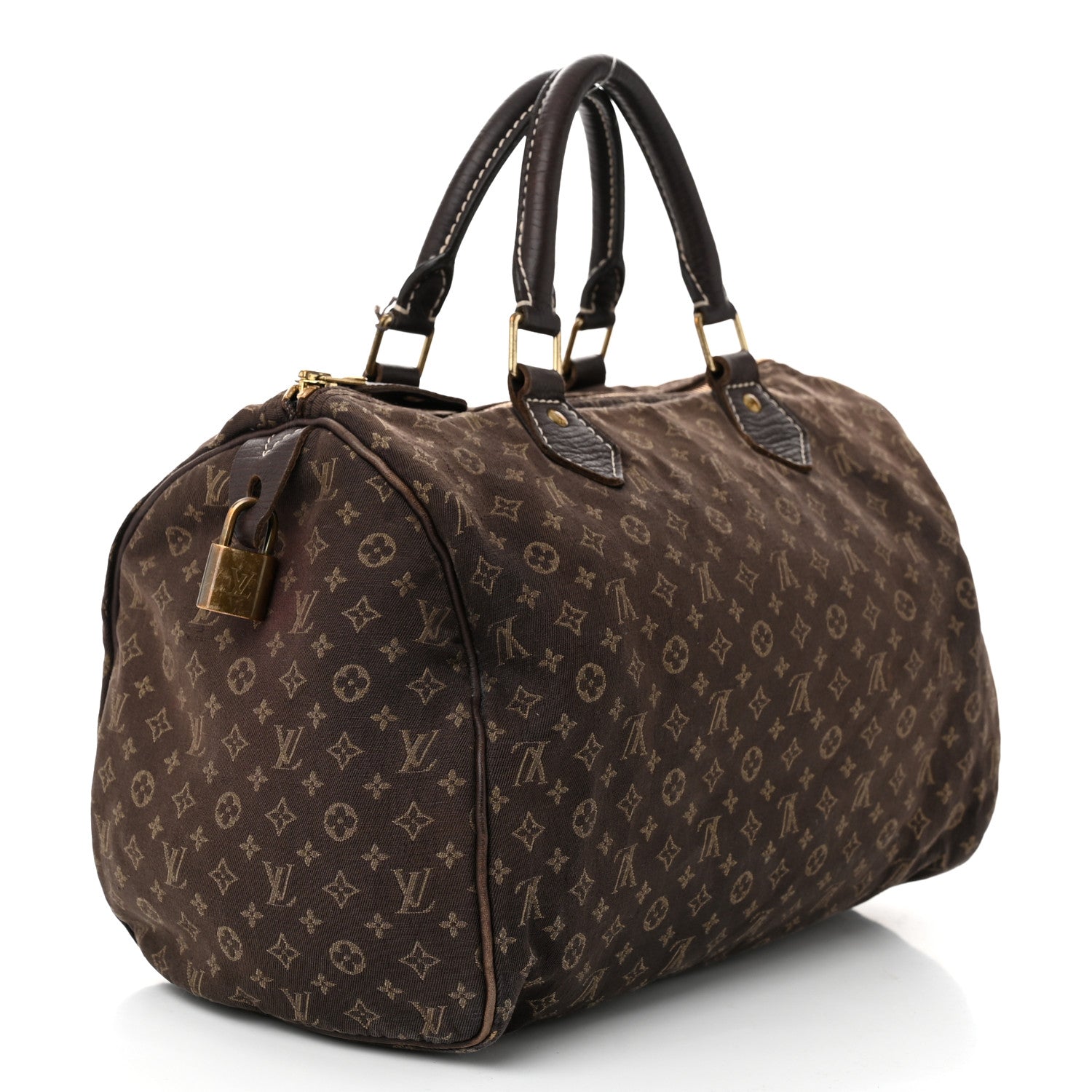 Louis Vuitton Mini Lin Speedy 30 Ebene 3 of 12