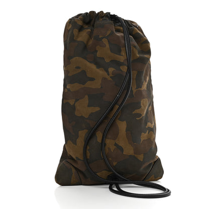 Burberry Calfskin Suede Camouflage Drawstring Baby Duffle Multicolor 4 of 11