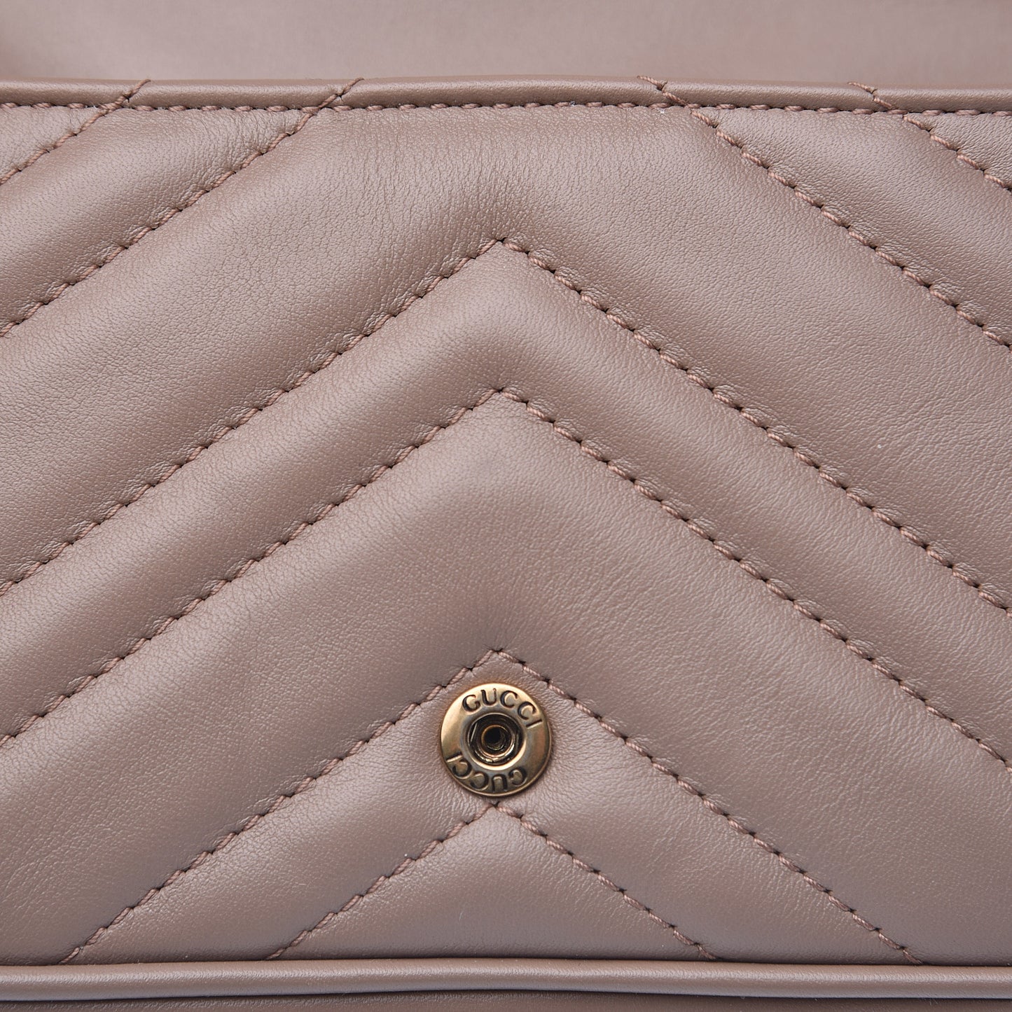 Calfskin Matelasse Super Mini GG Marmont Shoulder Bag Porcelain Rose