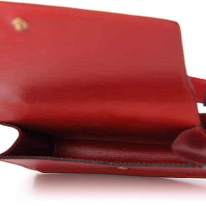 Louis Vuitton Epi Pochette Ceinture Tilsitt Belt Pouch Red 5 of 11