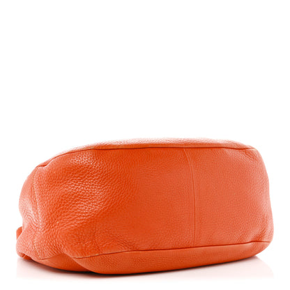 Prada Vitello Daino Hobo Papaya 4 of 17