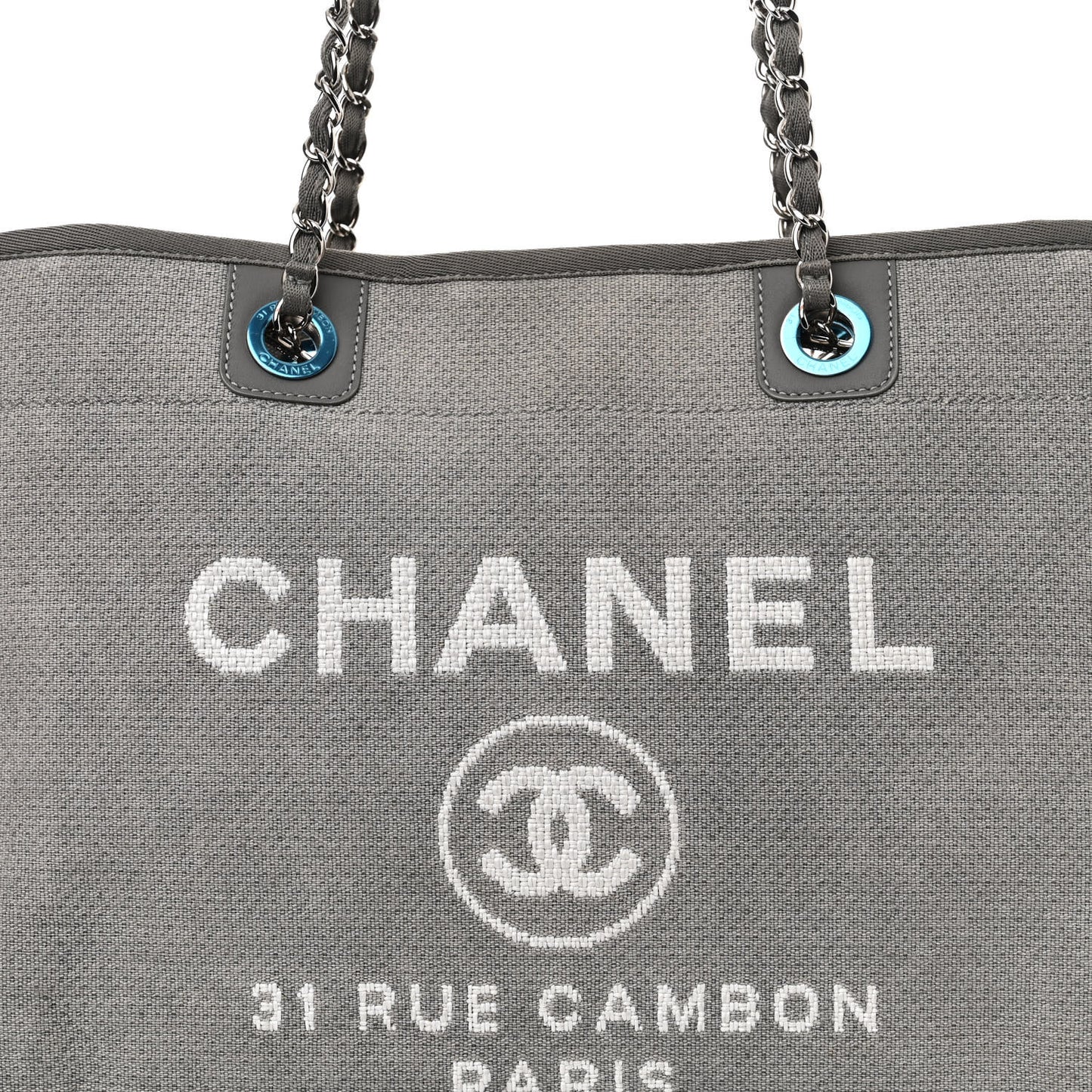 Mixed Fibers Small Deauville Tote Light Grey
