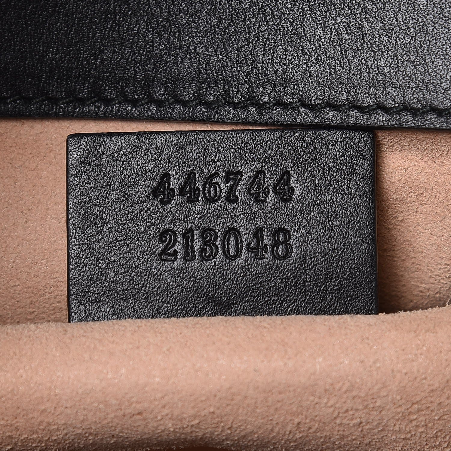 Gucci Calfskin Matelasse Mini GG Marmont Shoulder Bag Black 7 of 13