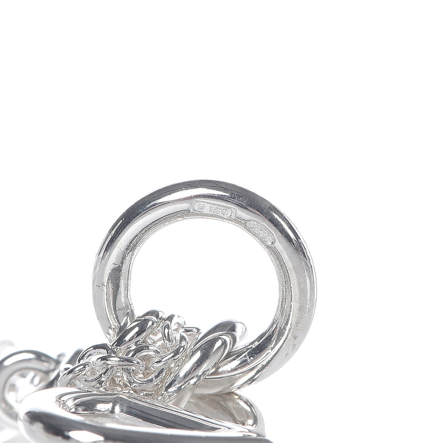 Sterling Silver Chaine D'Ancre Heart Toggle Necklace