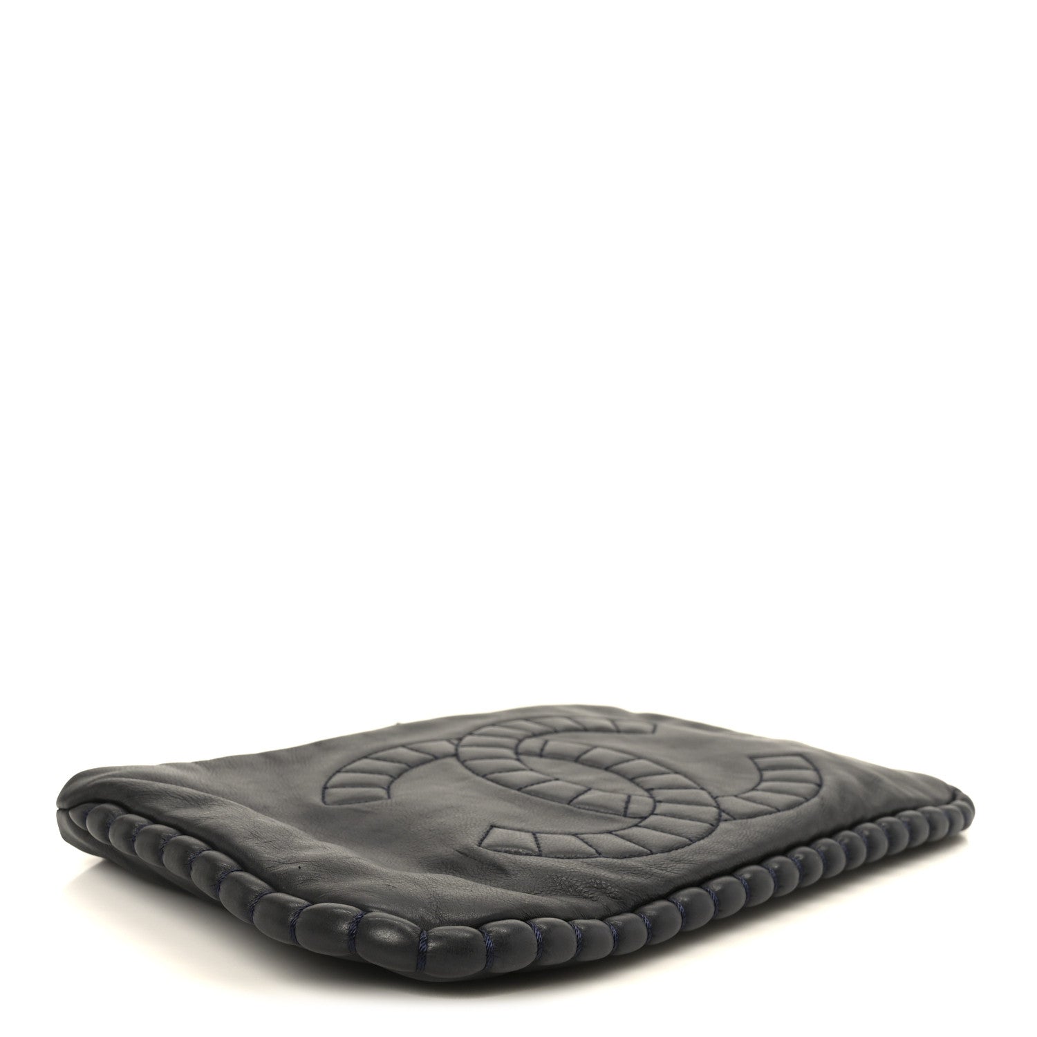 Chanel Calfskin On the Bund Pochette Black 4 of 10