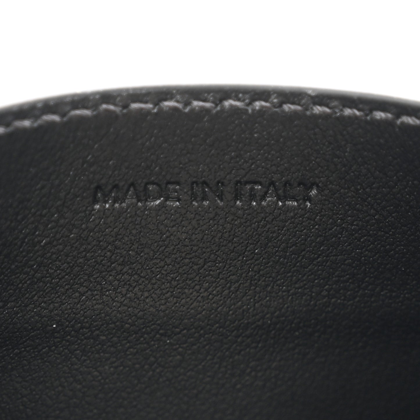 Smooth Lambskin Triomphe Card Holder Black