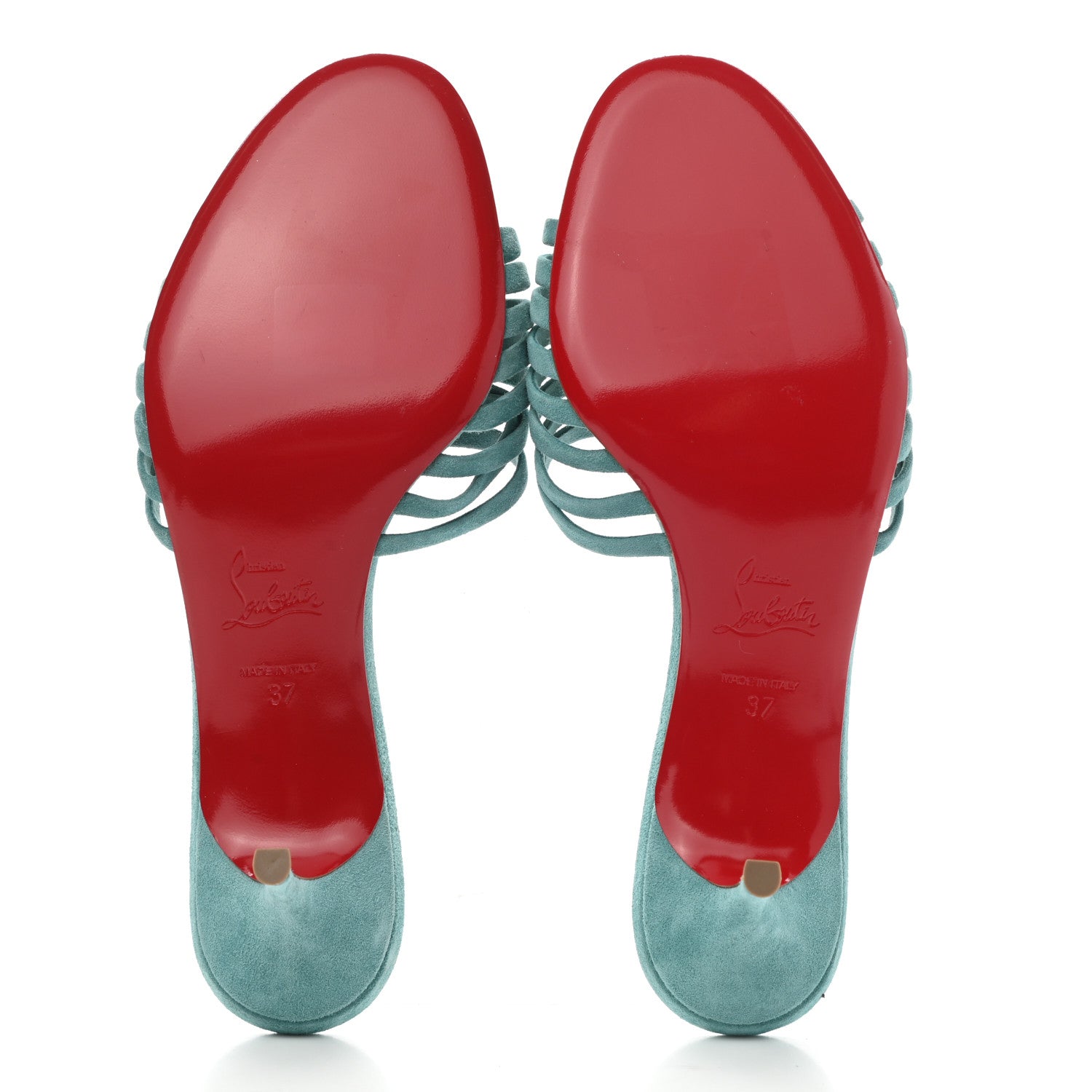 Christian Louboutin Suede Belbrossa 55 Mules 37 Noumea 5 of 7
