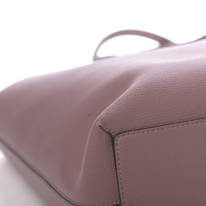 Burberry Grainy Calfskin Haymarket Check Medium Reversible Tote Dusty Pink 11 of 25