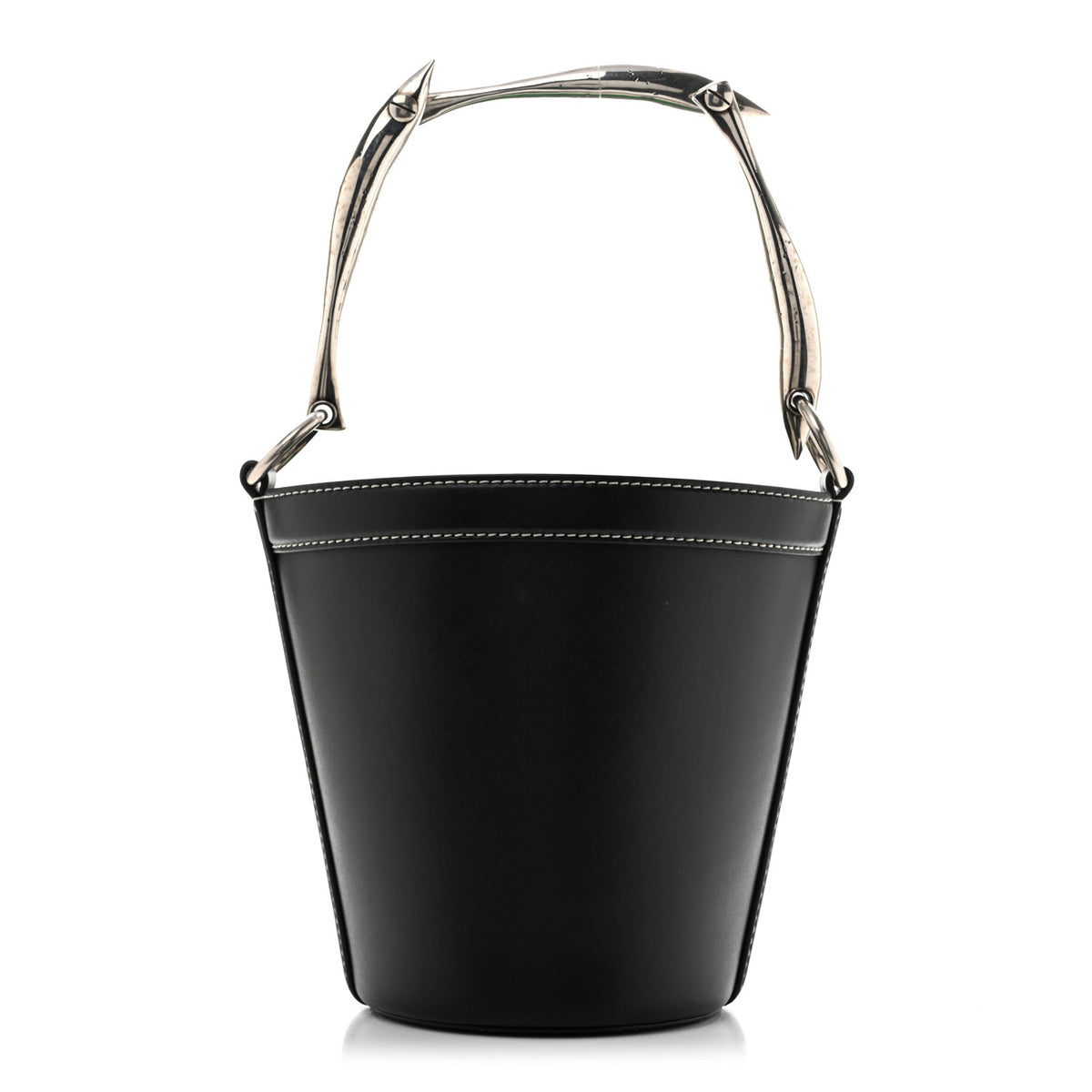 Bottega Veneta Calfskin Nappa Sardine Bucket Bag Black 1 of 11