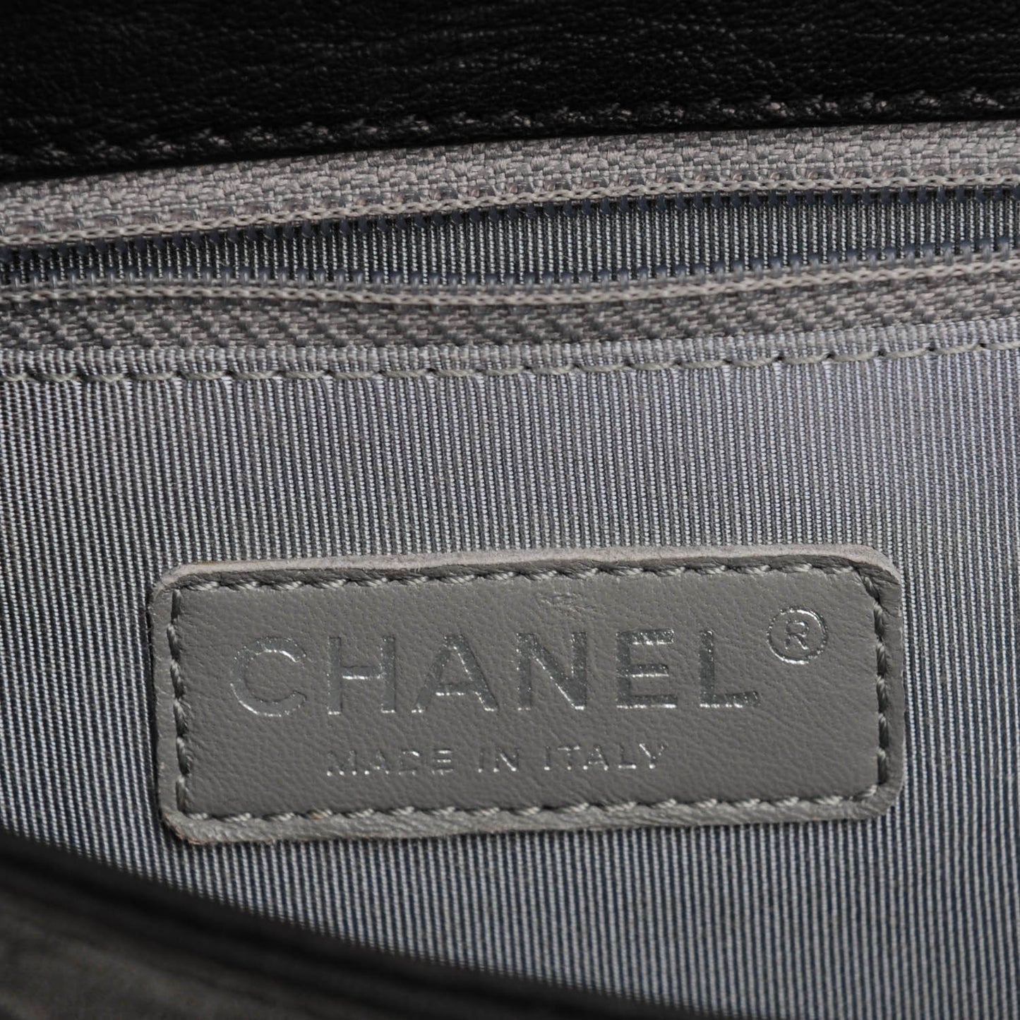 Washed Lambskin Quilted Mini Chain Around Flap Black