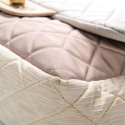 Chanel Grosgrain Satin Tri-Color 2.55 Reissue Flap Grey Pink White 8 of 12