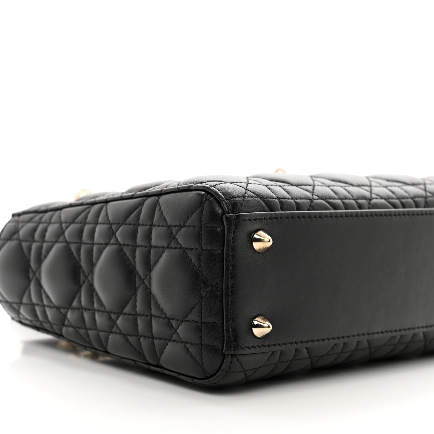 Lambskin Cannage Small My ABCDior Lady Dior Black