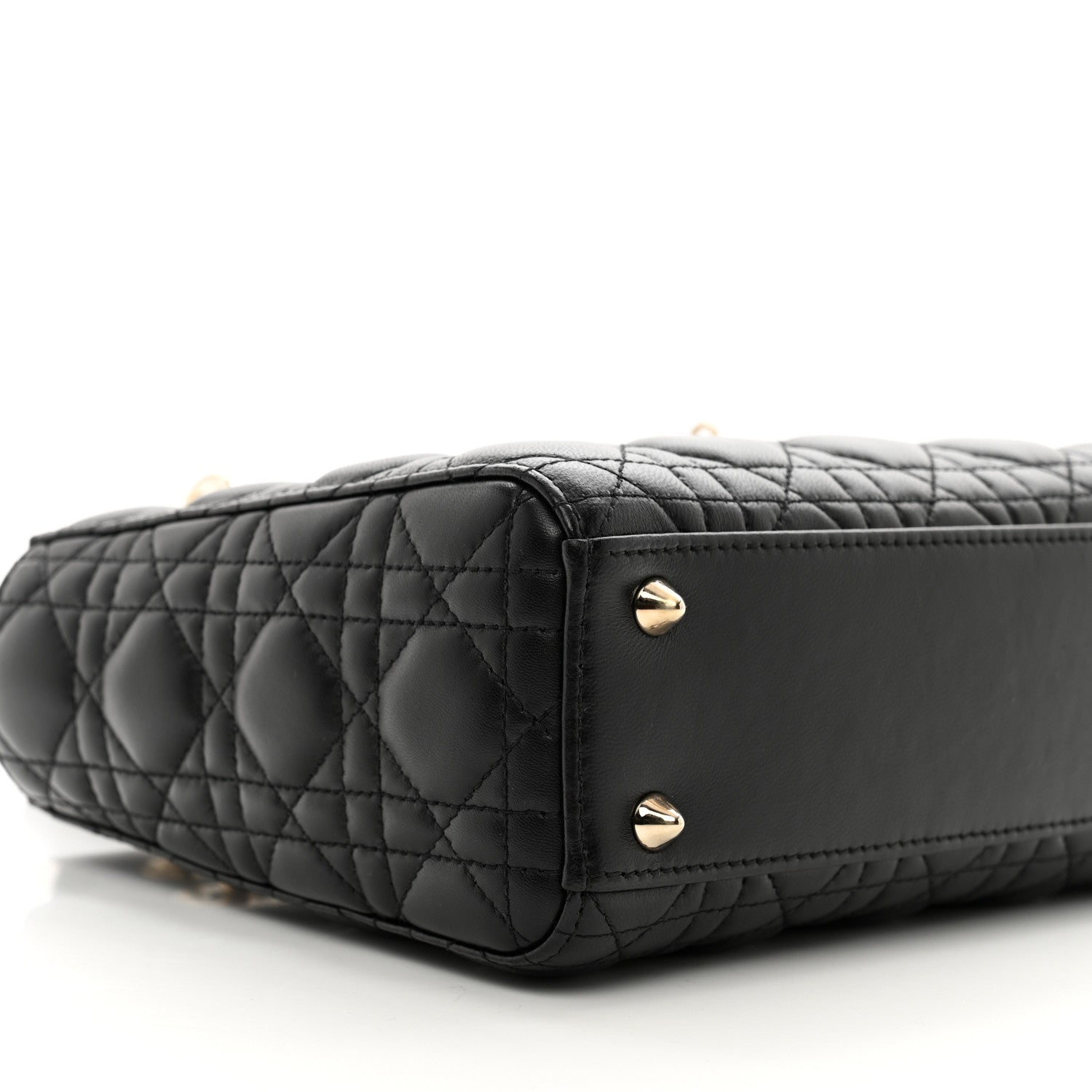 Christian Dior Lambskin Cannage Small My ABCDior Lady Dior Black 5 of 10