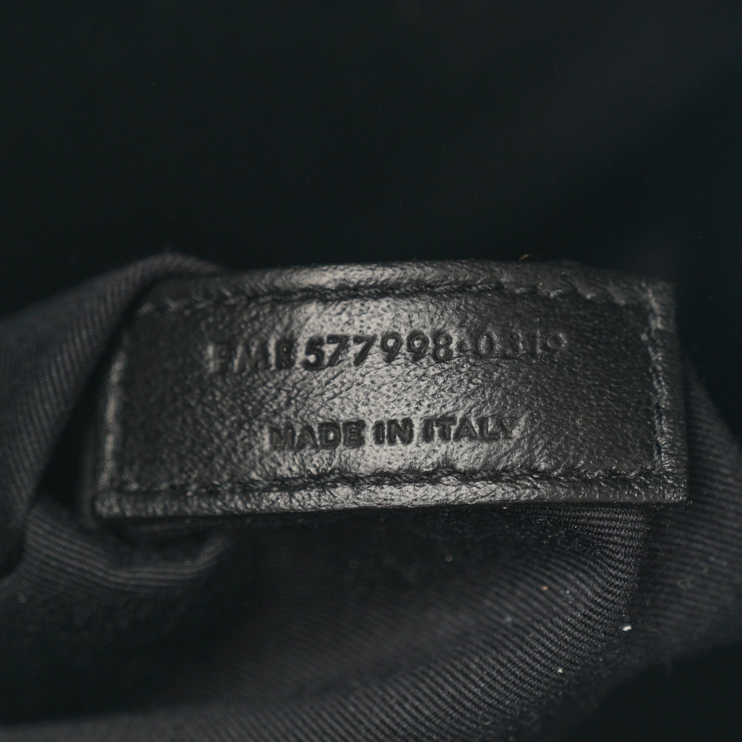 Saint Laurent Crinkled Calfskin Matelasse Monogram Large Niki Shopper Tote Dark Smog 7 of 11