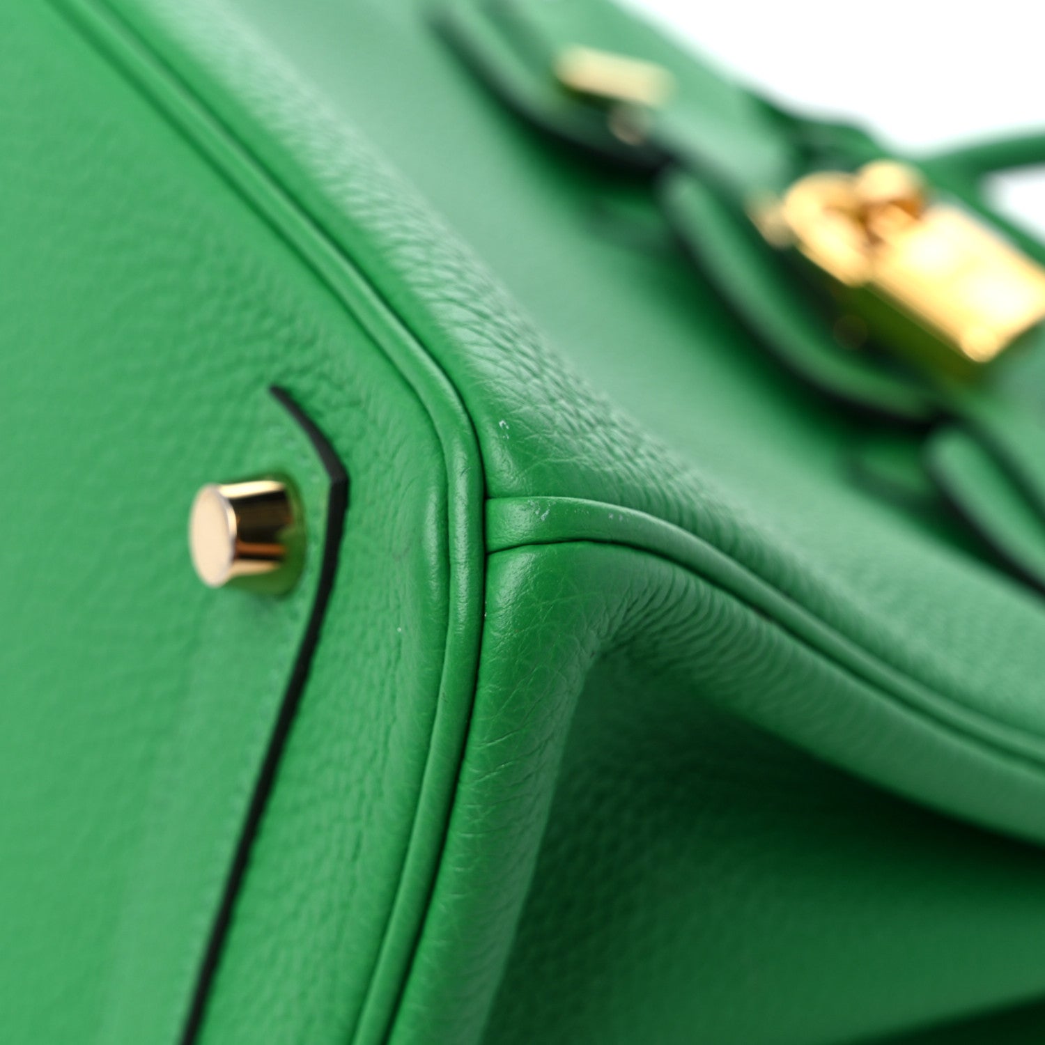 Hermes Togo Birkin 25 Bambou 9 of 12
