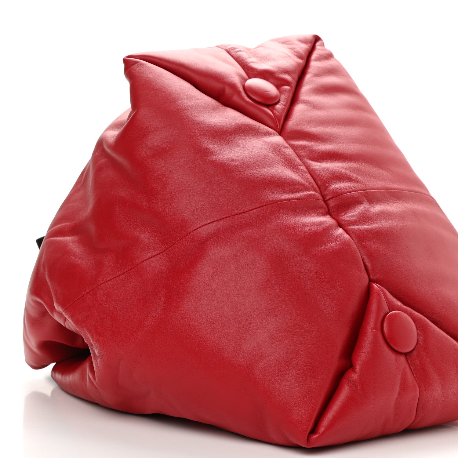 Proenza Schouler Lambskin Large Puffy Tobo Tote Red 5 of 9